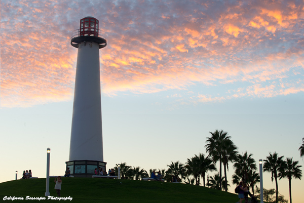 Long Beach Lighthouse  at Dusk